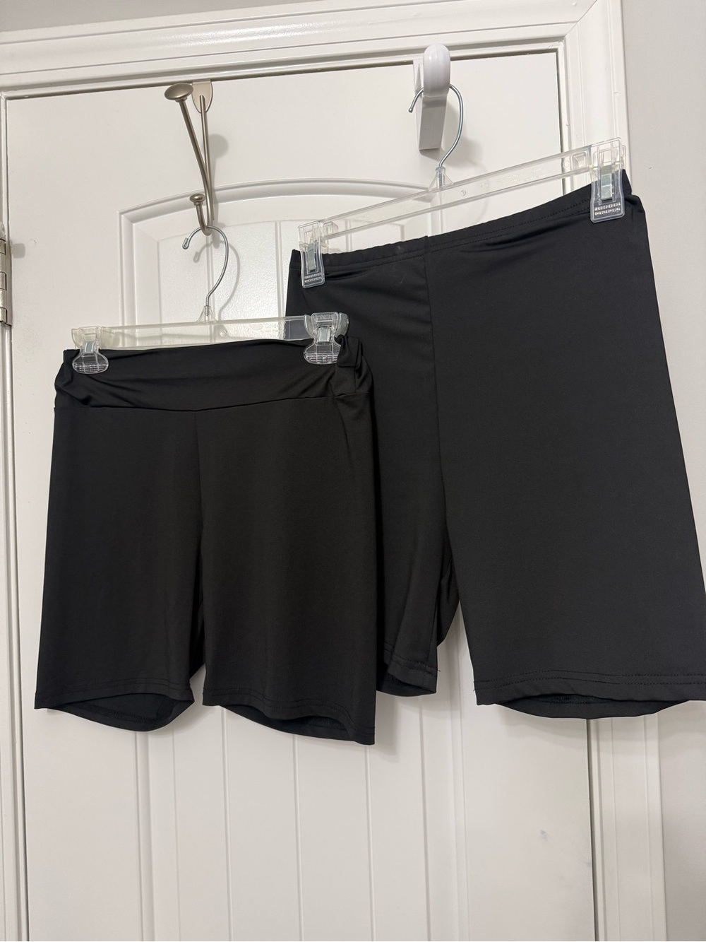 Women’s Black Active Bike Shorts - Stretch Performance from Shein